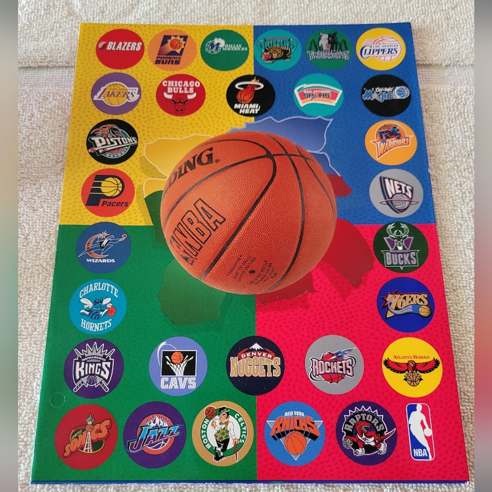 Vintage Pentech NBA Pocket Folder
